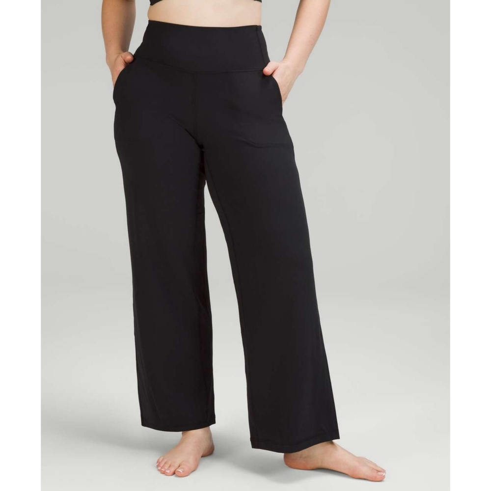 LULULEMON Align Wide Leg High-Rise Pant 31" Black 2023 Size 2